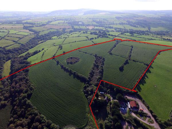 There are no outbuildings with the property, which has a good deal of maturity, including some areas of woodland at the northern end.